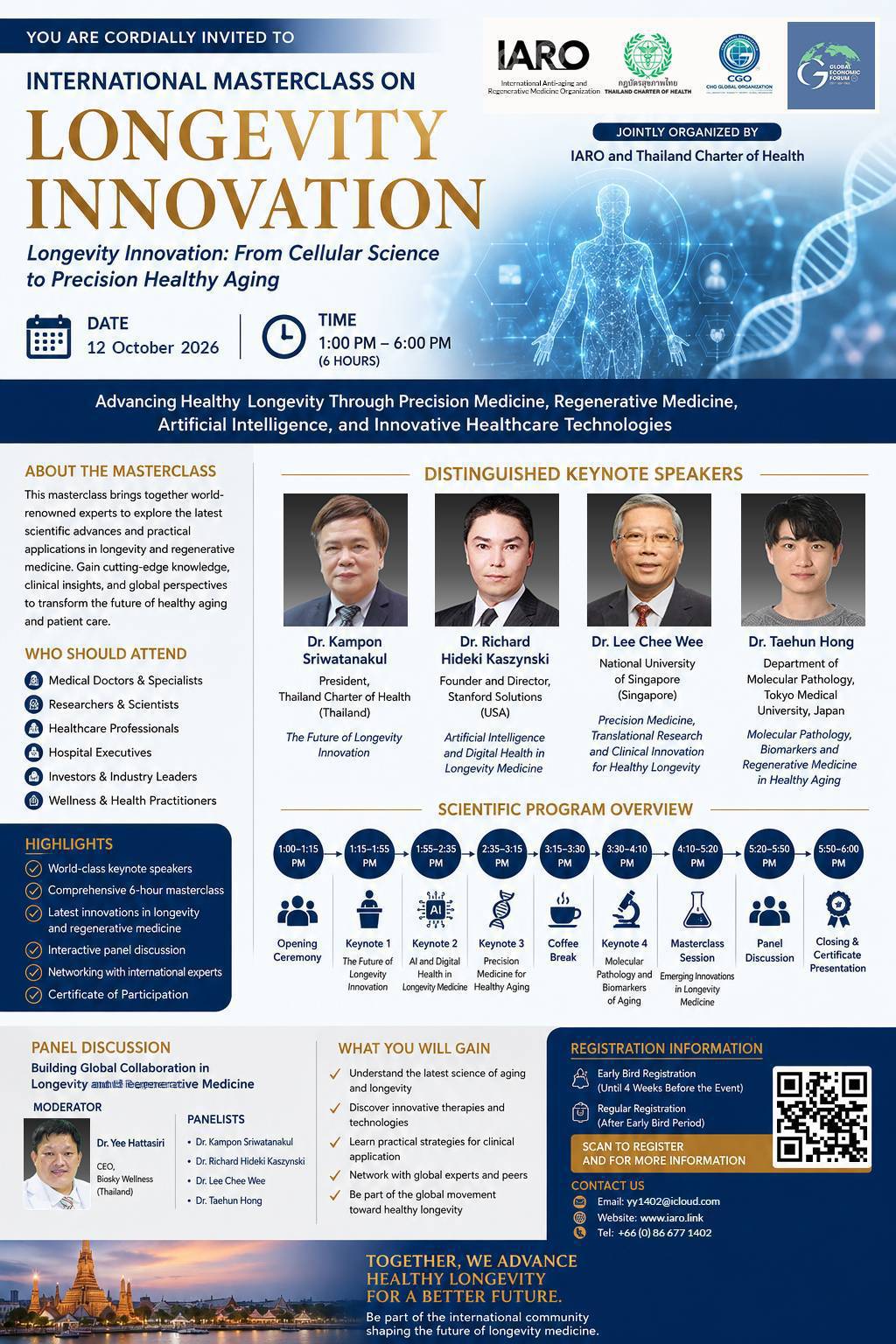Longevity Innovation: From Cellular Science to Precision Healthy Aging information 1