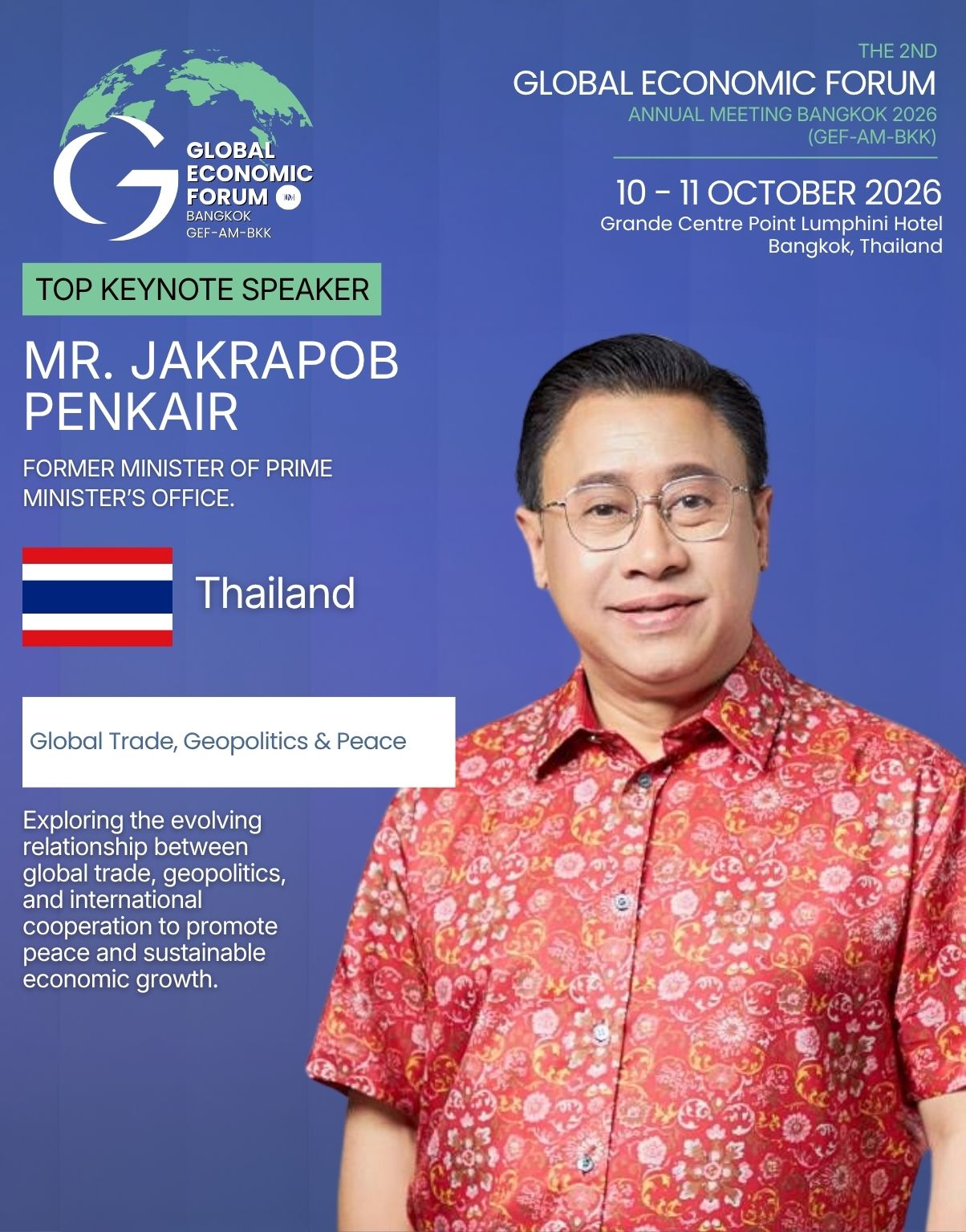 Mr. Jakrapob Penkair