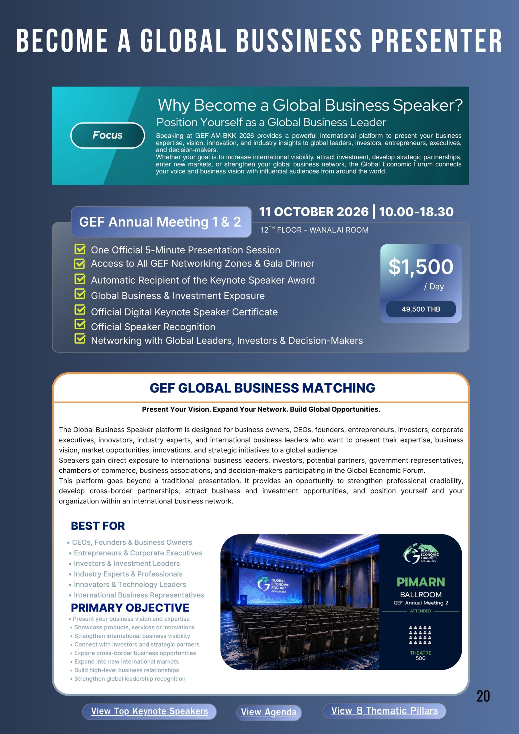 Global Business Presentation information 1