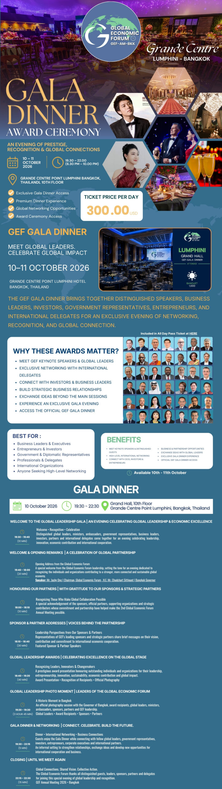 Gala Dinner information 1