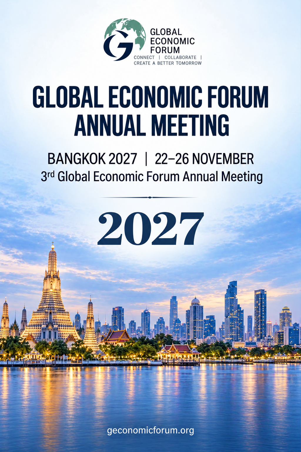 Global Economic Forum Annual Meeting Bangkok 2027 banner