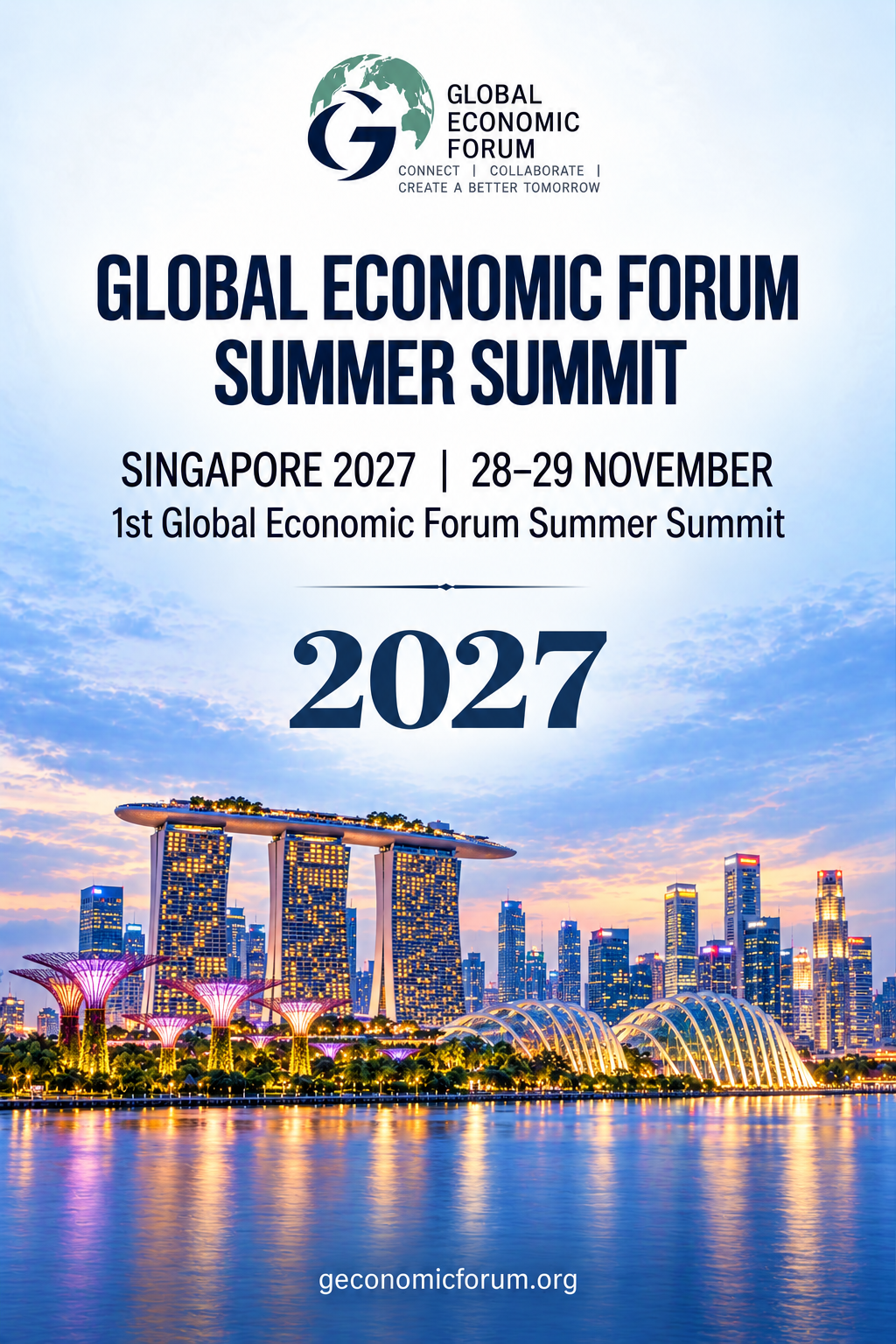 Singapore 2027 Global Economic Summit banner